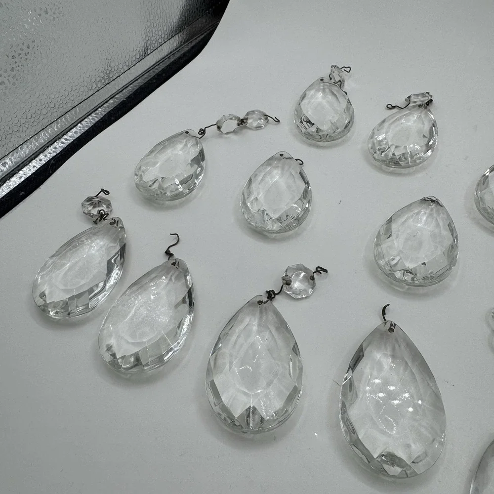 LOT OF 19 Vintage Glass FRENCH PENDALOGUE 2